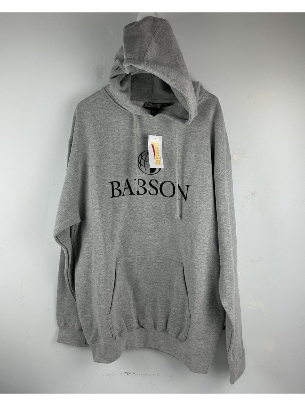 Pennant Sportswear men's gray Babson College hoodie Xl NWT
